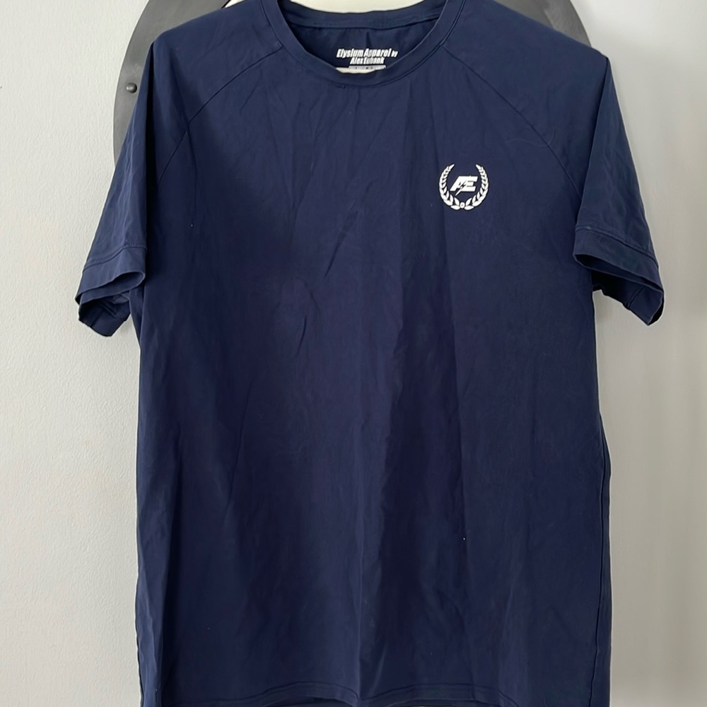 Elysium Apparel by Alex Eubank blue t shirt